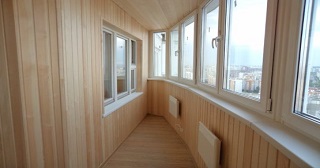 Внутренняя отделка лоджии Кохма, цена от 204 руб. м2